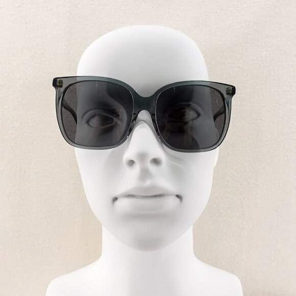 Gucci GG0022 Oversized Acetate Sunglasses Gray OS - Picture 10 of 16